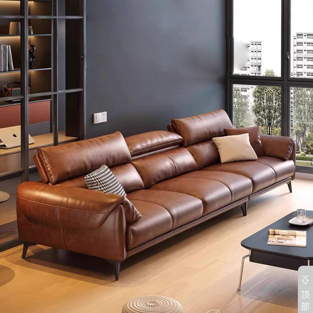 Bellamy Leather Sectional Sofa - Exclusivia