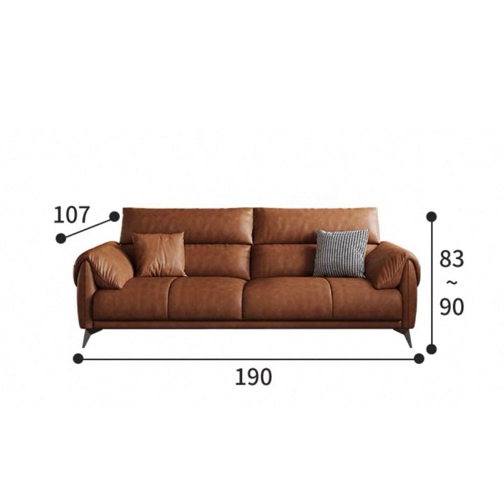 Bellamy Leather Sectional Sofa - Exclusivia