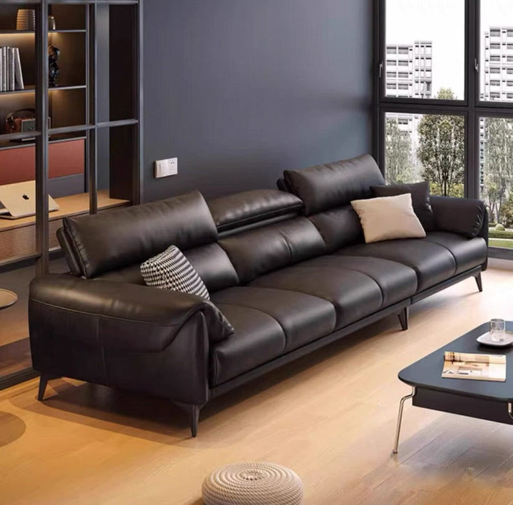 Bellamy Leather Sectional Sofa - Exclusivia
