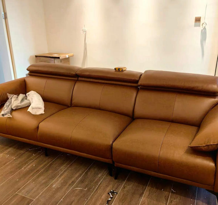 Bellamy Leather Sectional Sofa - Exclusivia