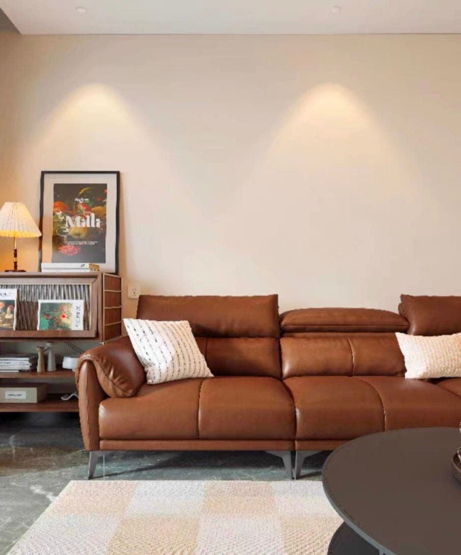 Bellamy Leather Sectional Sofa - Exclusivia