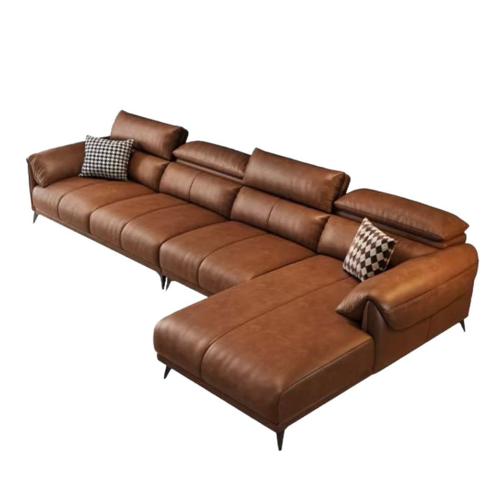 Bellamy Leather Sectional Sofa - Exclusivia