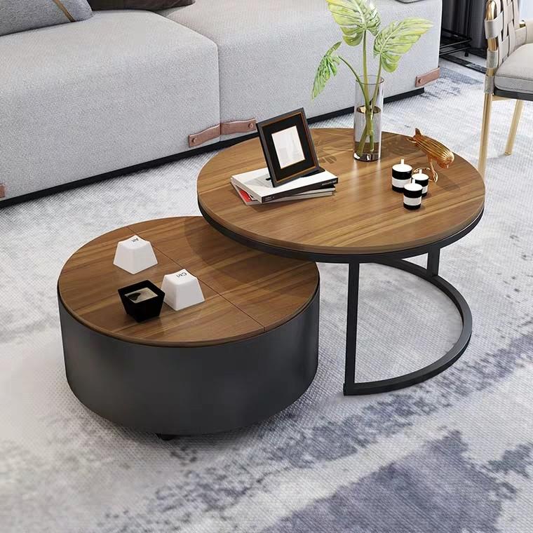 Bello Round Nesting Coffee Tables - Exclusivia