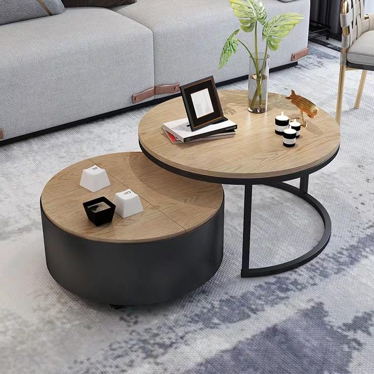 Bello Round Nesting Coffee Tables - Exclusivia