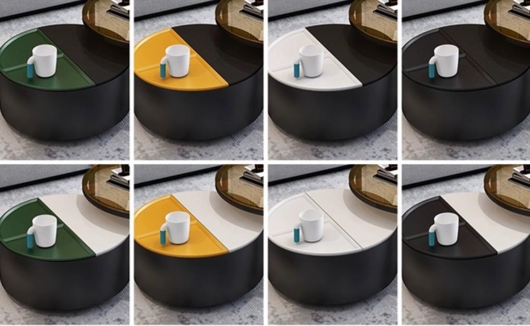 Bello Round Nesting Coffee Tables - Exclusivia