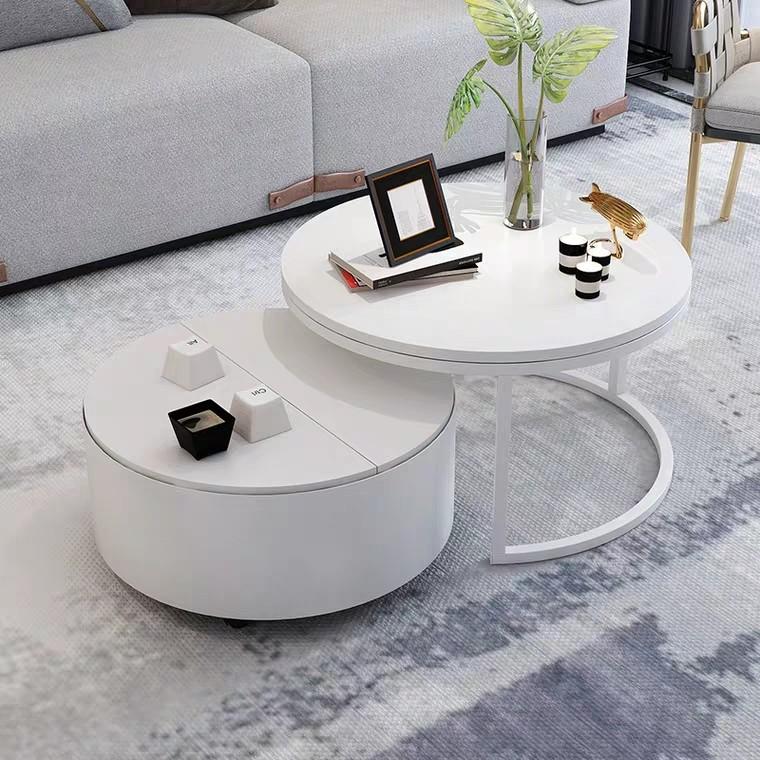 Bello Round Nesting Coffee Tables - Exclusivia