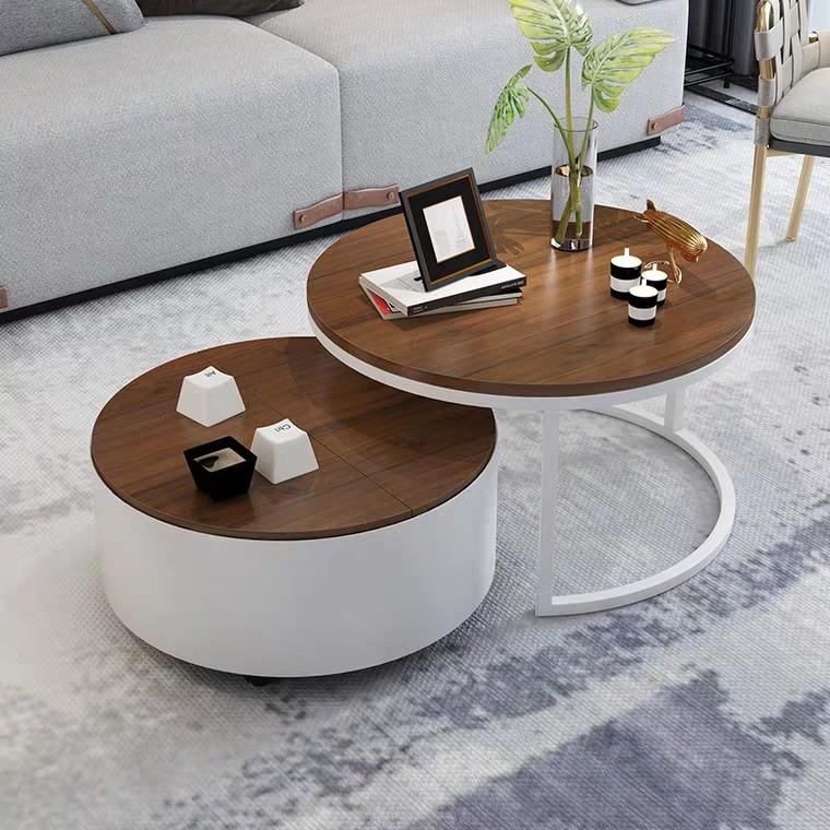Bello Round Nesting Coffee Tables - Exclusivia