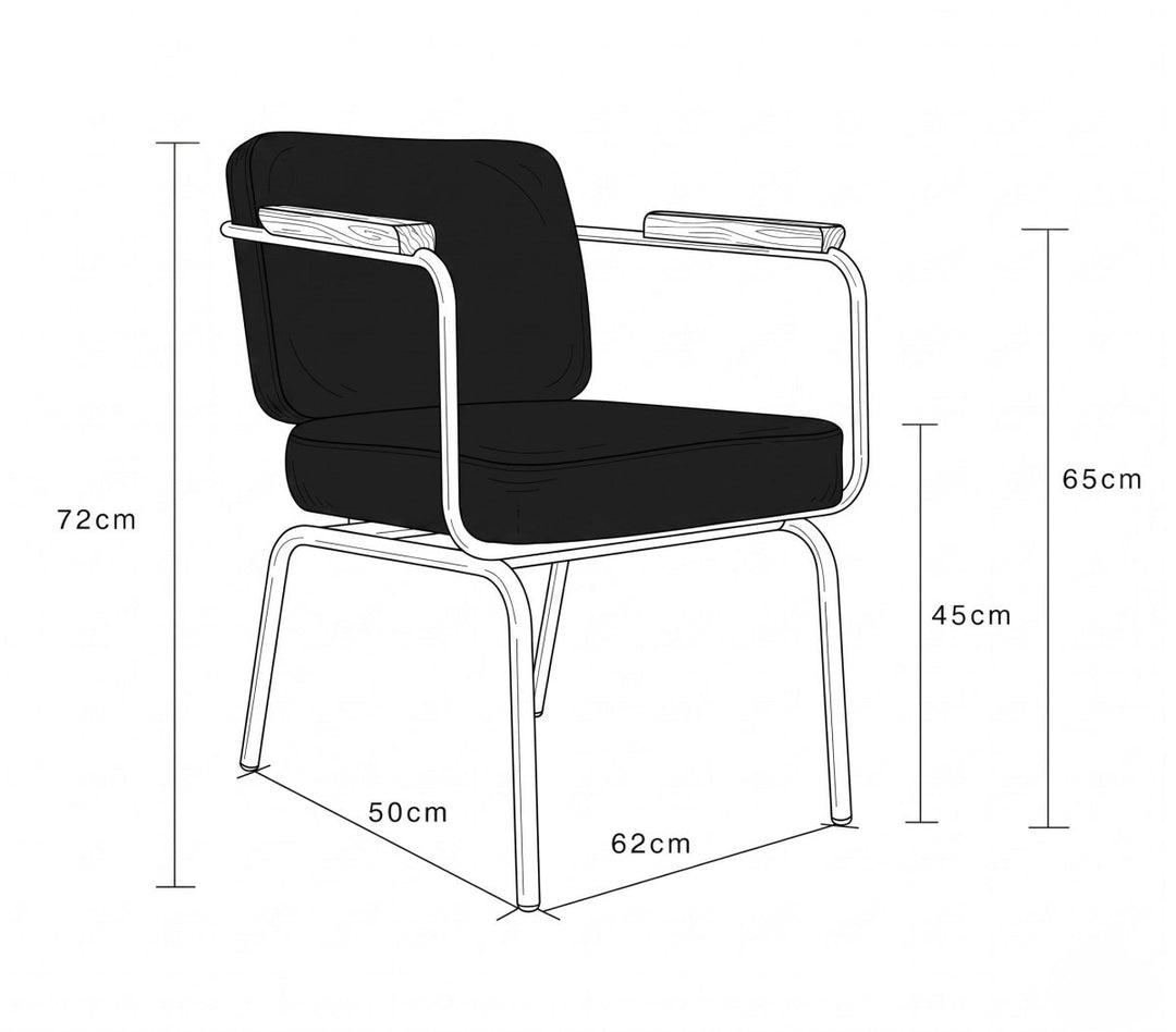 Bently Leather Studio Chair - Exclusivia