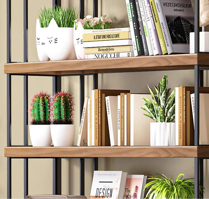 Birke Modern Solid Wood Bookshelf - Exclusivia
