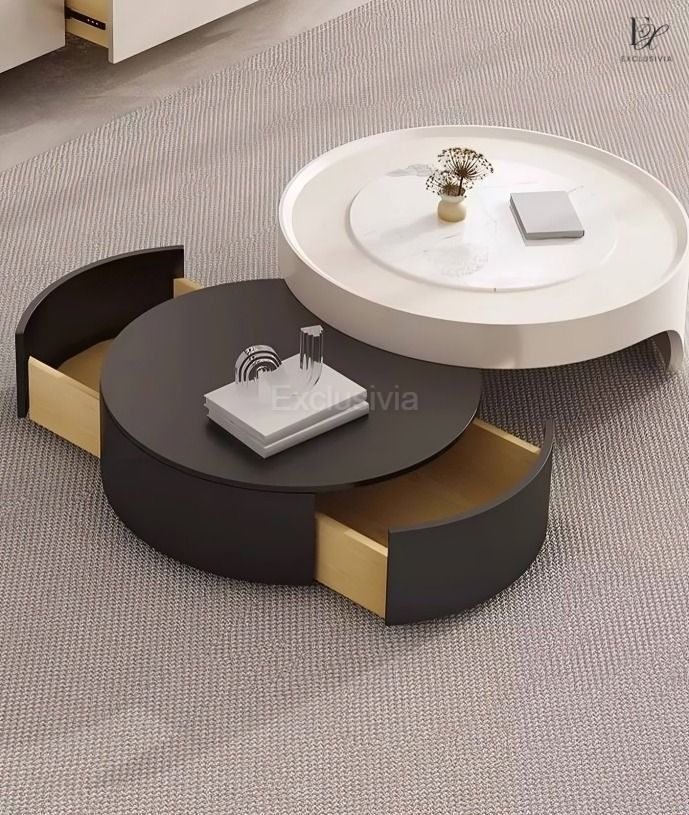 BIRLE Modern TV Console & Coffee Table - Exclusivia