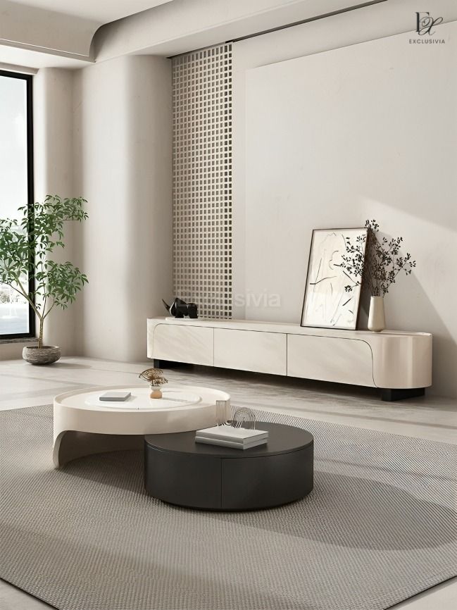 BIRLE Modern TV Console & Coffee Table - Exclusivia