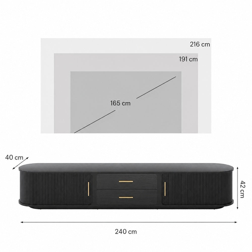 Eos Mid-Century Modern TV Stand - Exclusivia