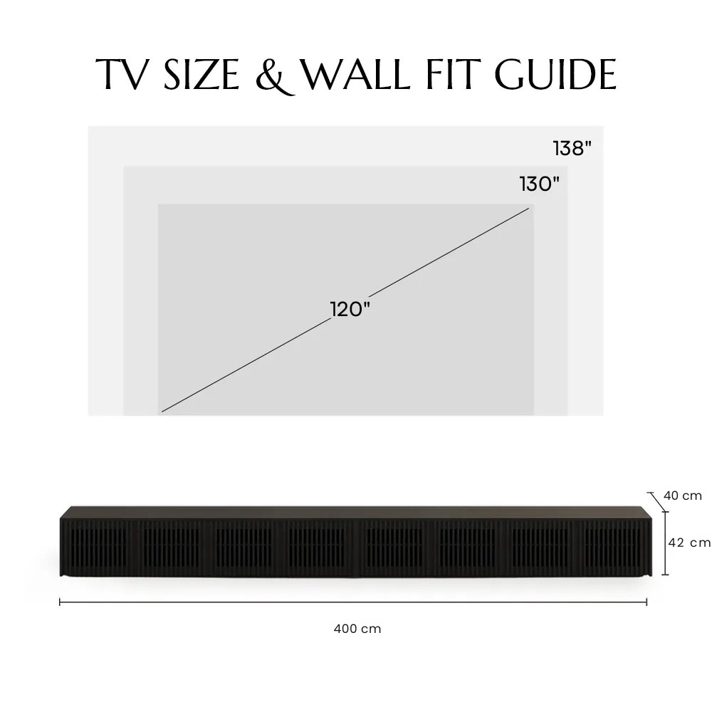 Aeolus Modern Wood TV Stand