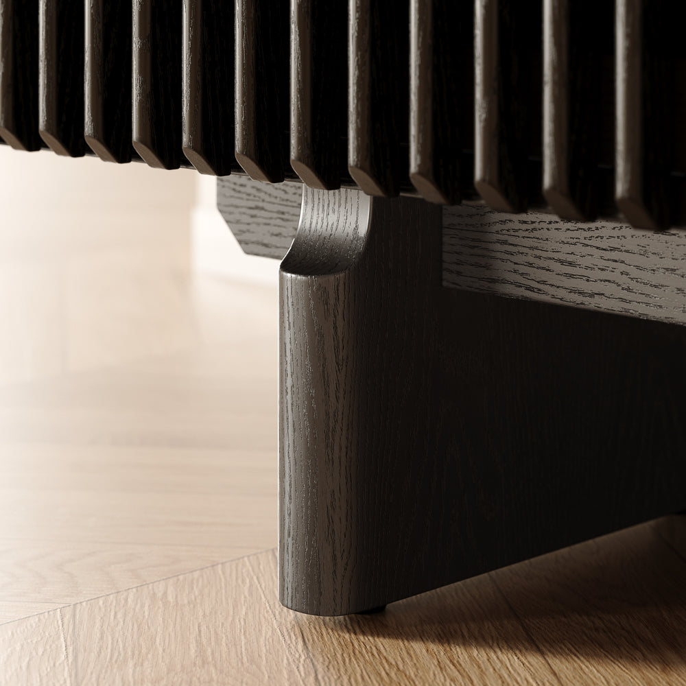 Valmere Mid-Century Fluted Media Console