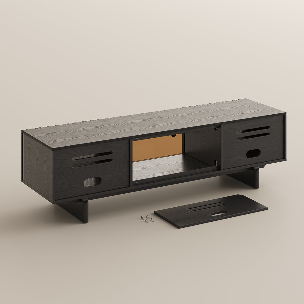 Valmere Mid-Century Fluted Media Console