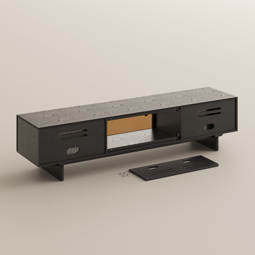 Valmere Mid-Century Fluted Media Console