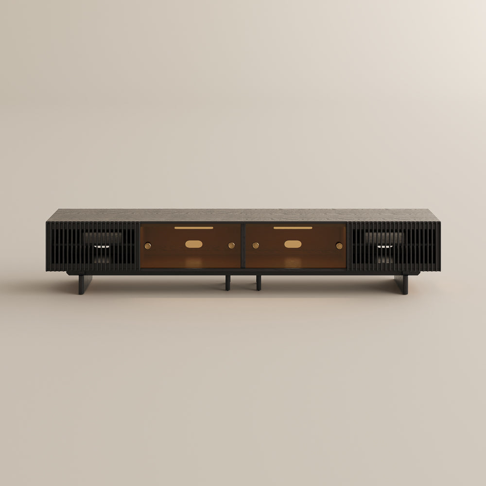 Valmere Mid-Century Fluted Media Console