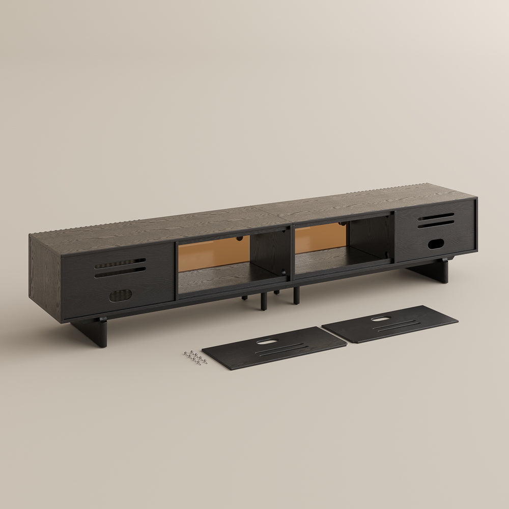 Valmere Mid-Century Fluted Media Console