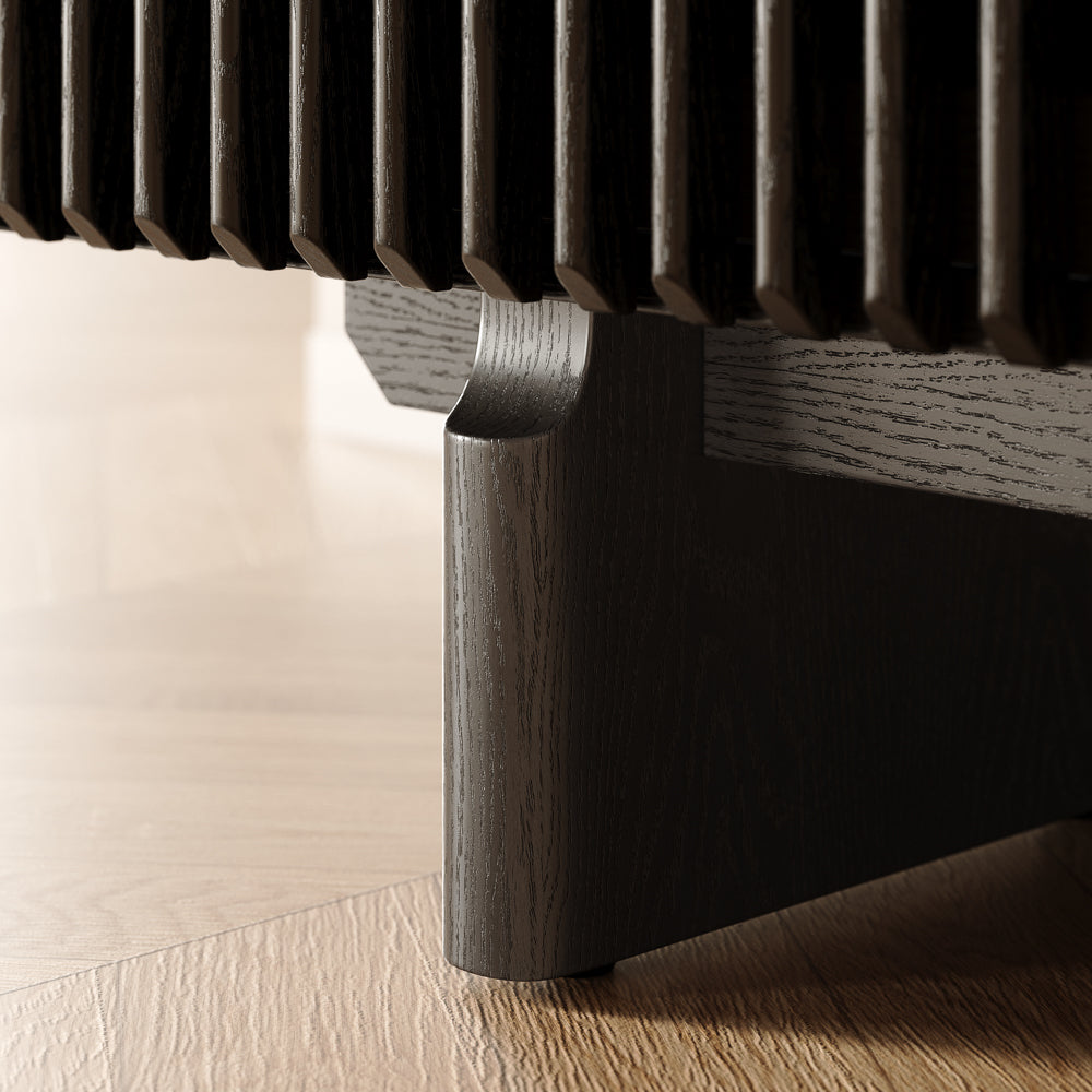 Valmere Mid-Century Fluted Media Console