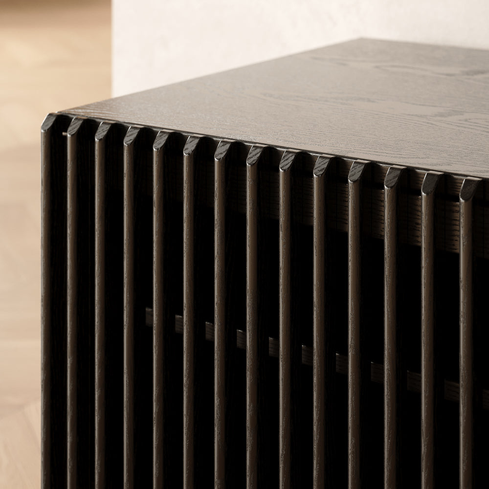 Valmere Mid-Century Fluted Media Console