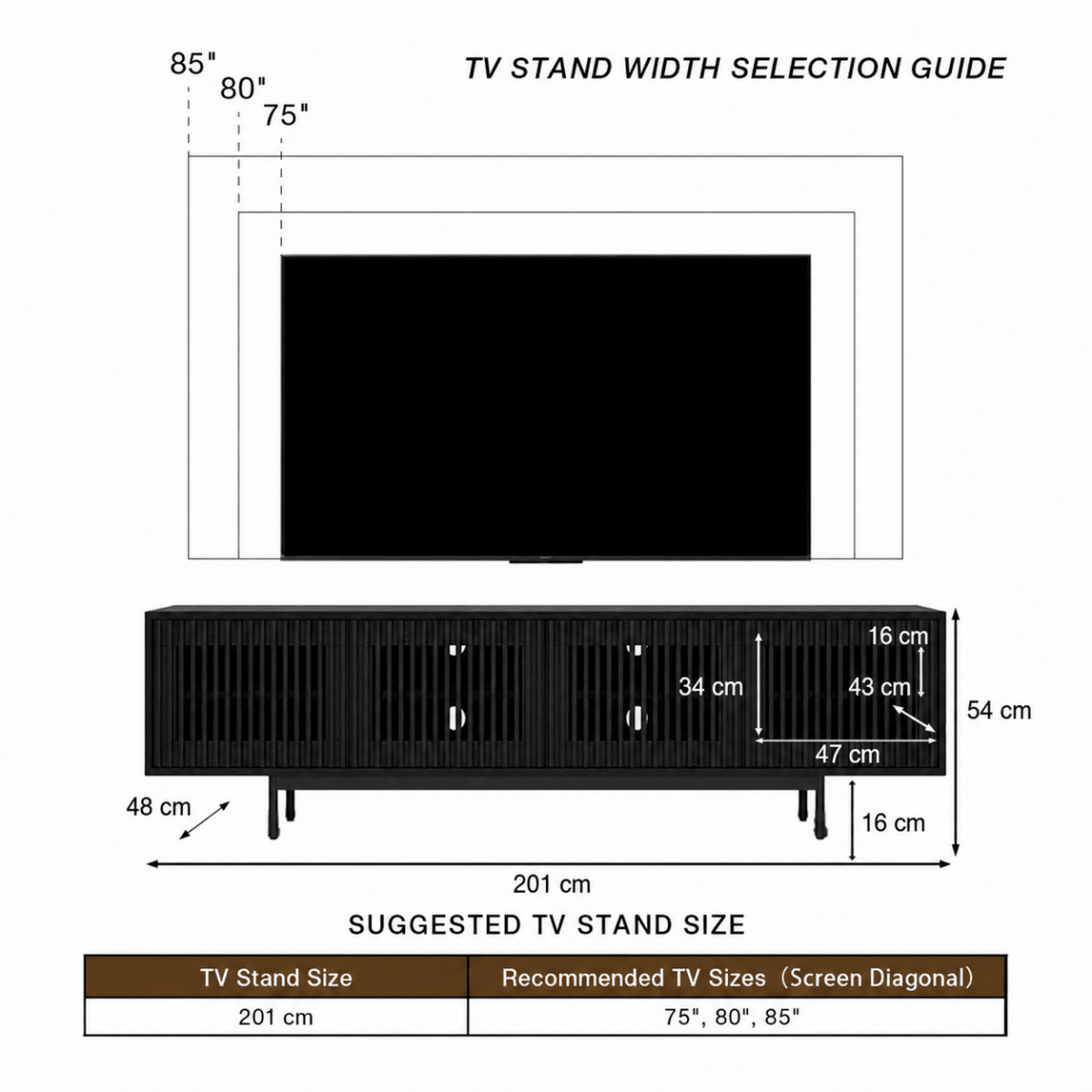 Aeolus Mid-Century Media Console - Exclusivia