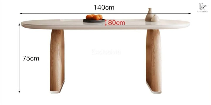 BLAIR Japandi Sintered Stone Dining Table - Exclusivia