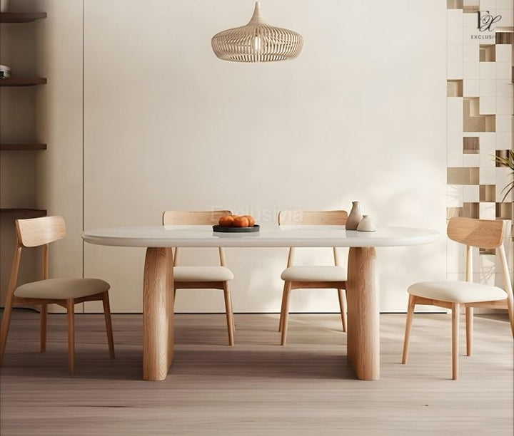 BLAIR Japandi Sintered Stone Dining Table - Exclusivia