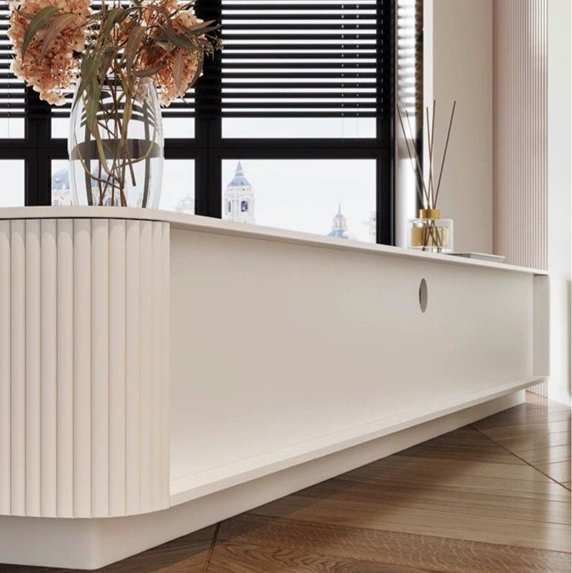Blanc Modern TV Console and Coffee Table - Exclusivia