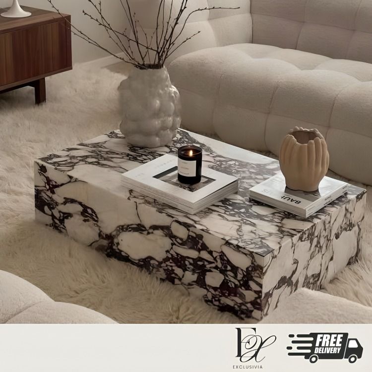 BLOME Modern Marble Coffee Table - Exclusivia