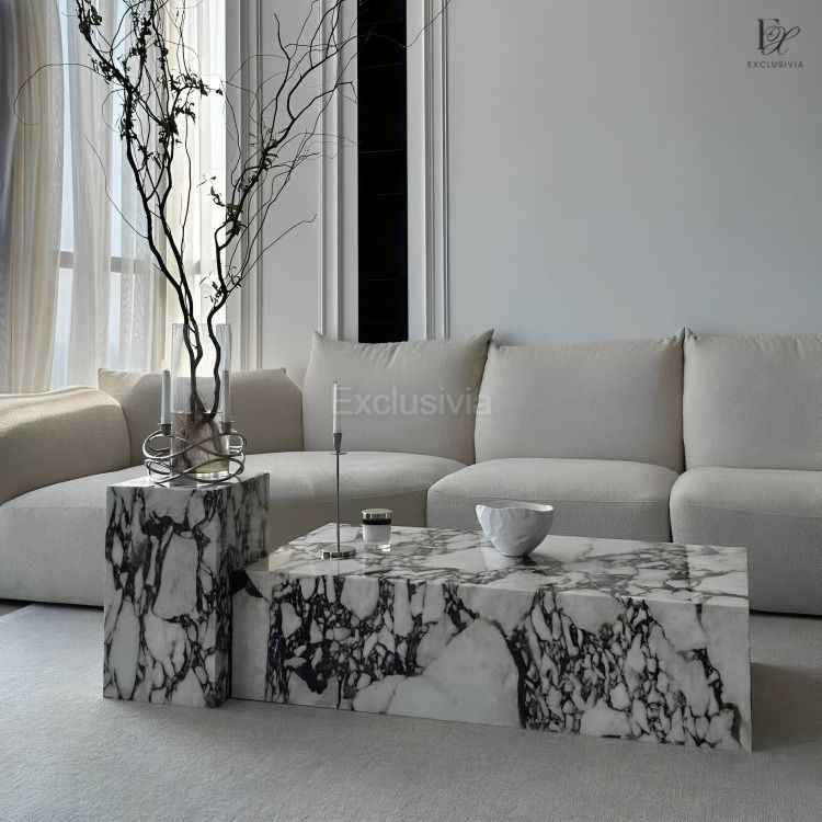 BLOME Modern Marble Coffee Table - Exclusivia