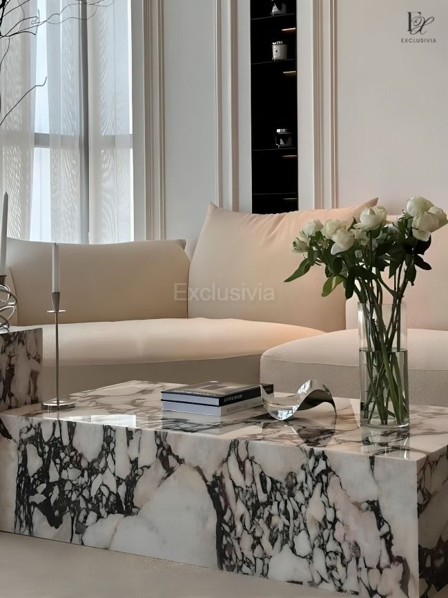 BLOME Modern Marble Coffee Table - Exclusivia