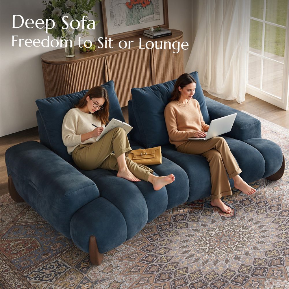 Arlo – Deep Lounge Mid-Century Sofa