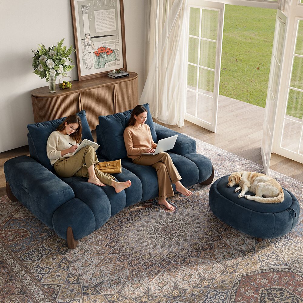 Arlo – Deep Lounge Mid-Century Sofa