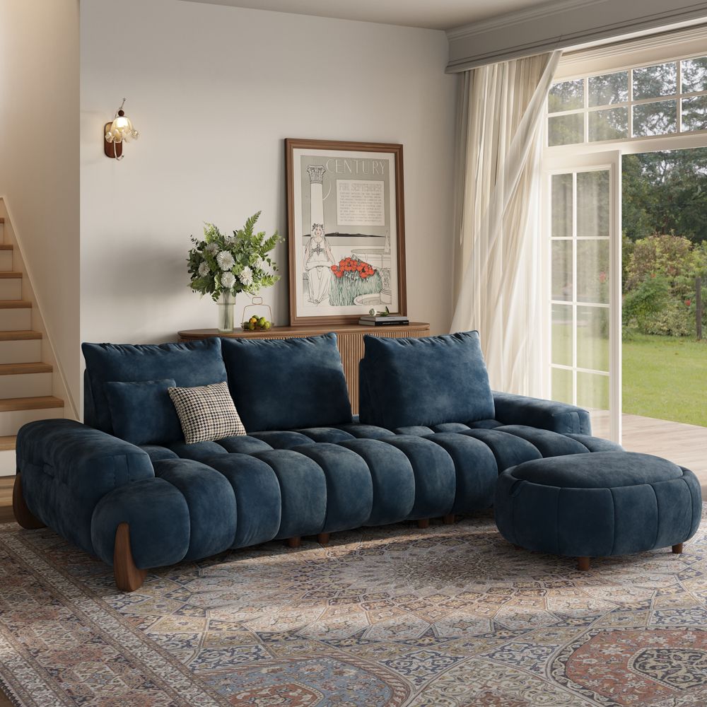 Arlo – Deep Lounge Mid-Century Sofa