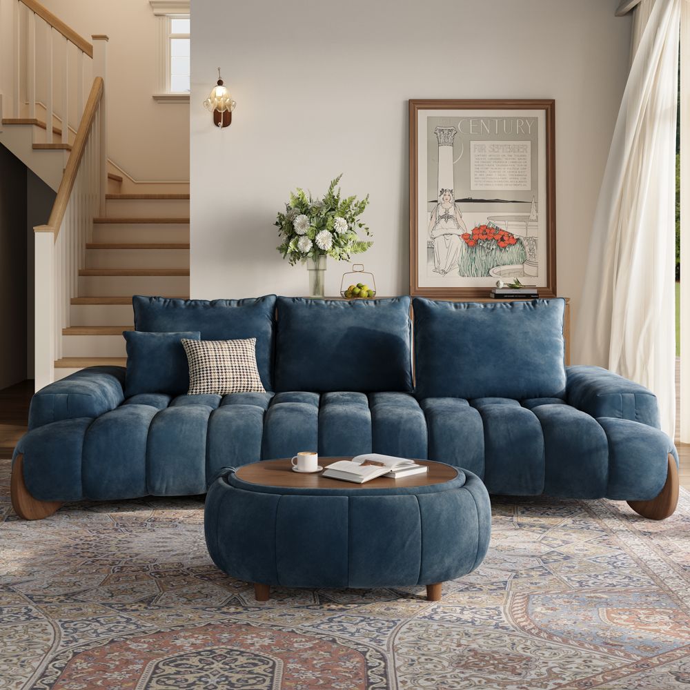 Arlo – Deep Lounge Mid-Century Sofa