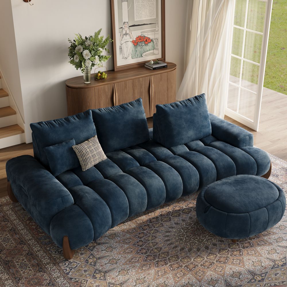 Arlo – Deep Lounge Mid-Century Sofa