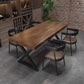 BRYN Industrial Solid Wood Dining Table - Exclusivia