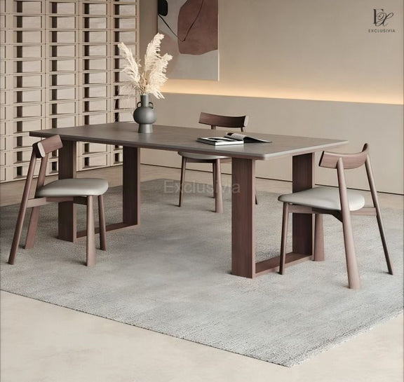 CADE Modern Sintered Stone Dining Table - Exclusivia