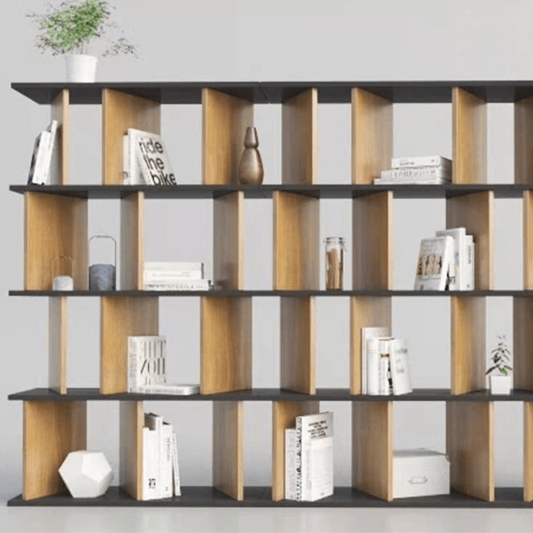 Caden Library Display Bookshelf - Exclusivia
