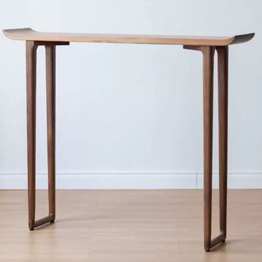BASUN Rustic Solid Wood Console Table