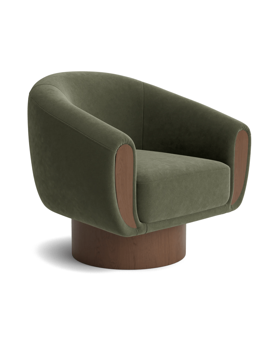 Caldera Swivel Armchair, 87 cm - Exclusivia
