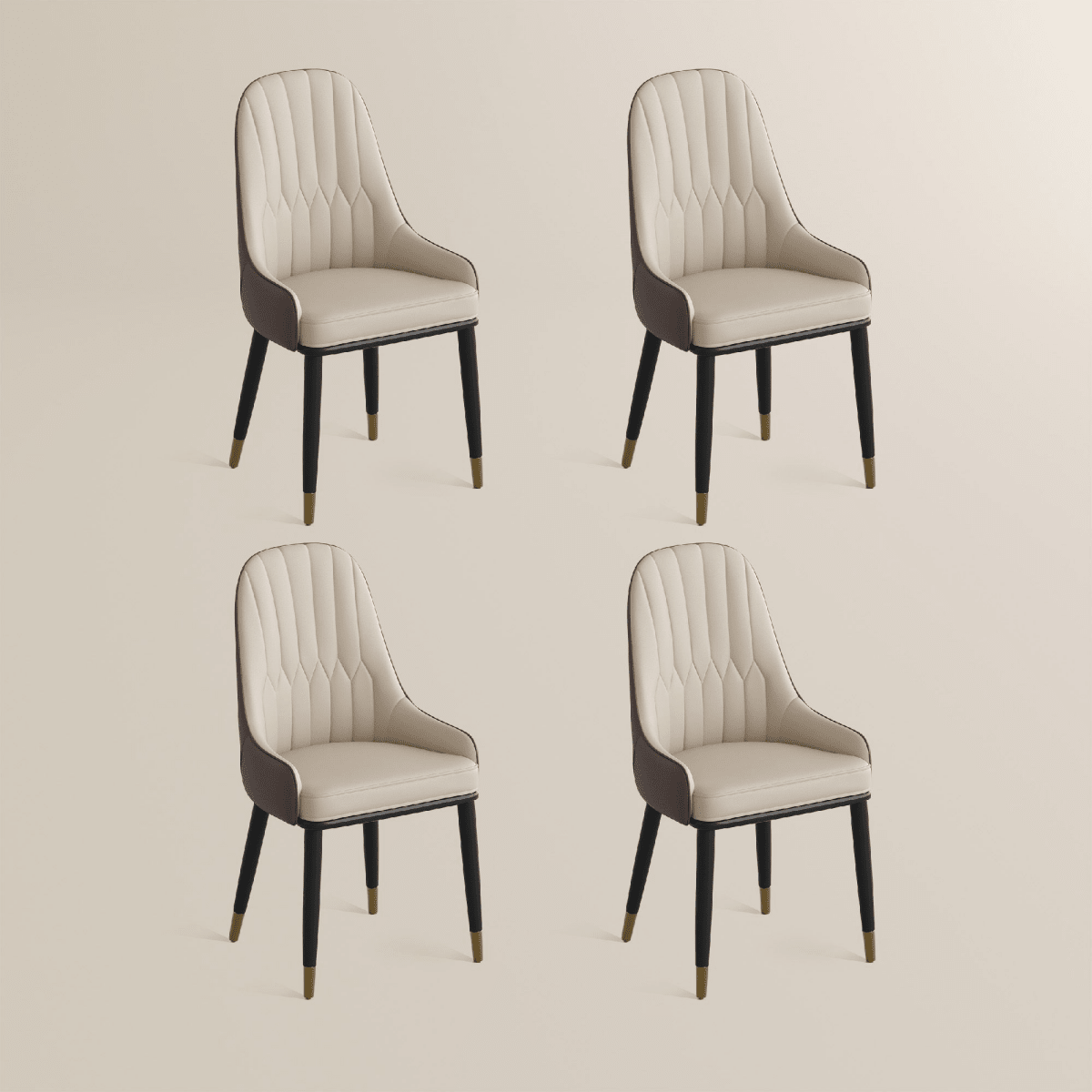 Calira Modern Upholstered Dining Chair — Set of 2 - Exclusivia