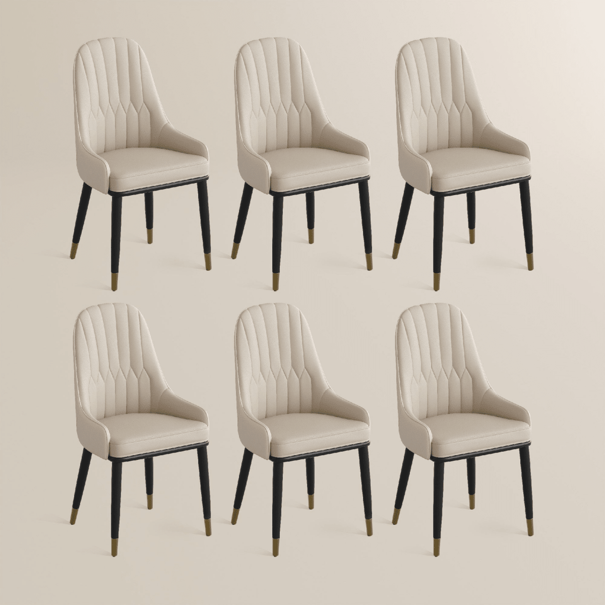 Calira Modern Upholstered Dining Chair — Set of 2 - Exclusivia