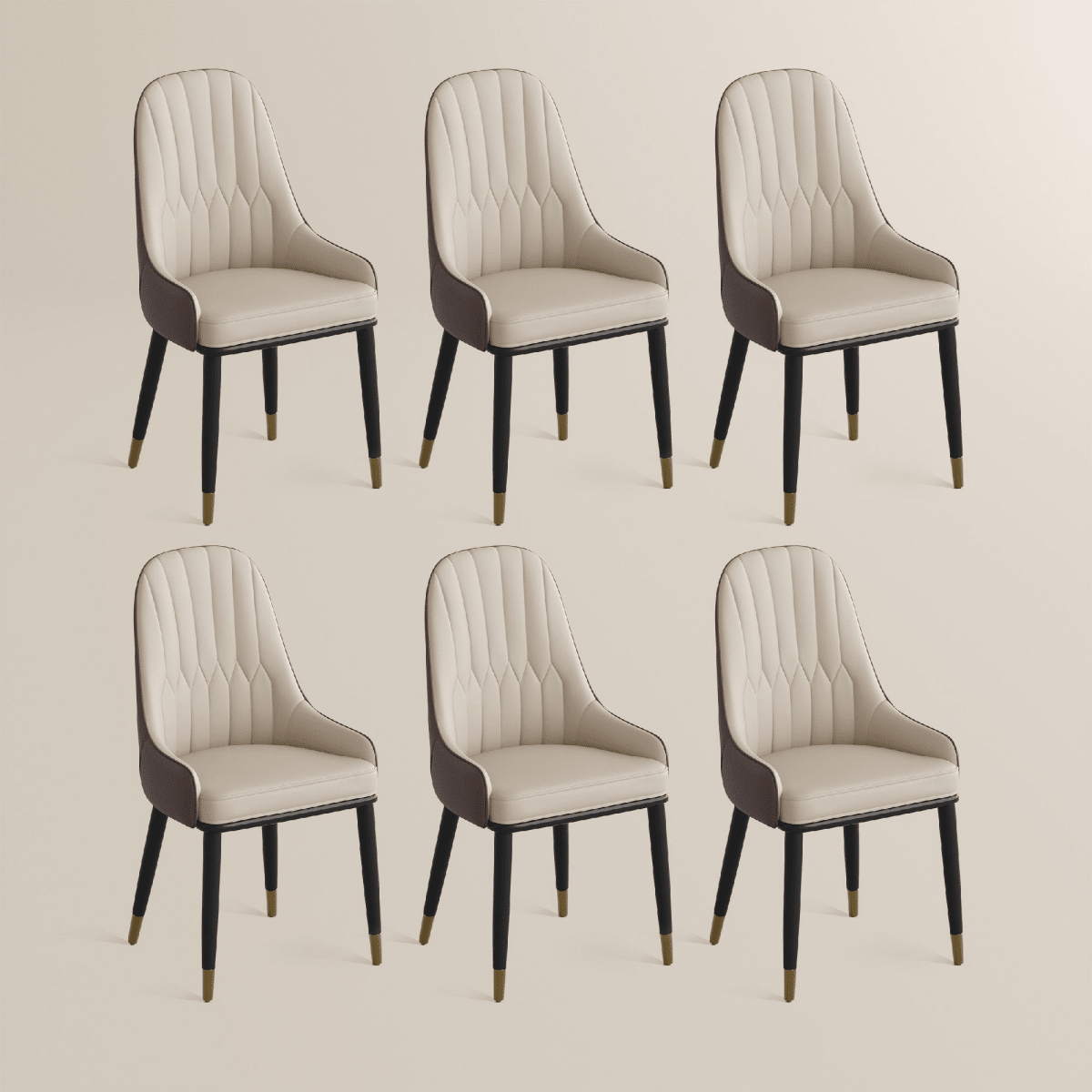 Calira Modern Upholstered Dining Chair — Set of 2 - Exclusivia