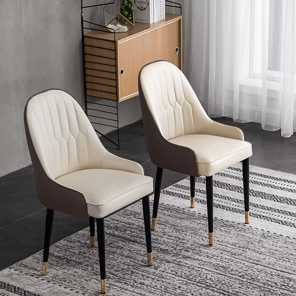 Calira Modern Upholstered Dining Chair — Set of 2 - Exclusivia