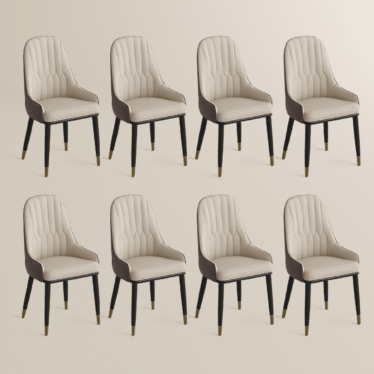 Calira Modern Upholstered Dining Chair — Set of 2 - Exclusivia