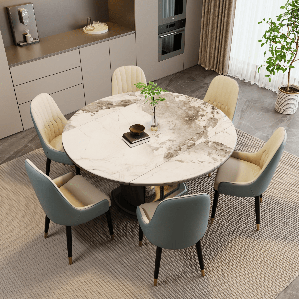 Calira Modern Upholstered Dining Chair — Set of 2 - Exclusivia