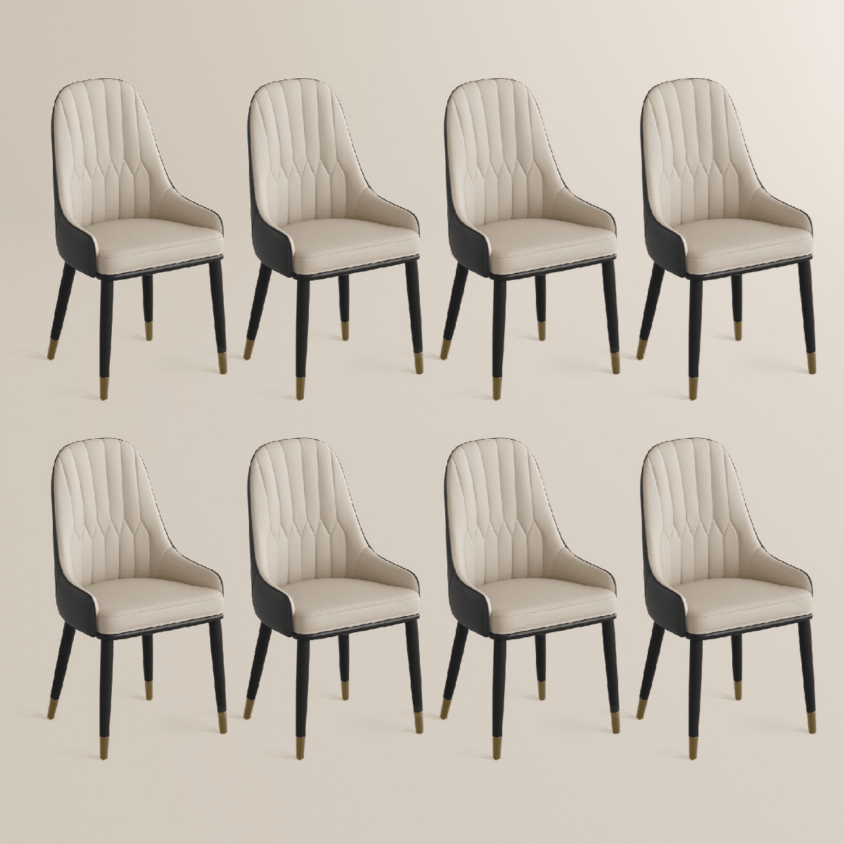 Calira Modern Upholstered Dining Chair — Set of 2 - Exclusivia