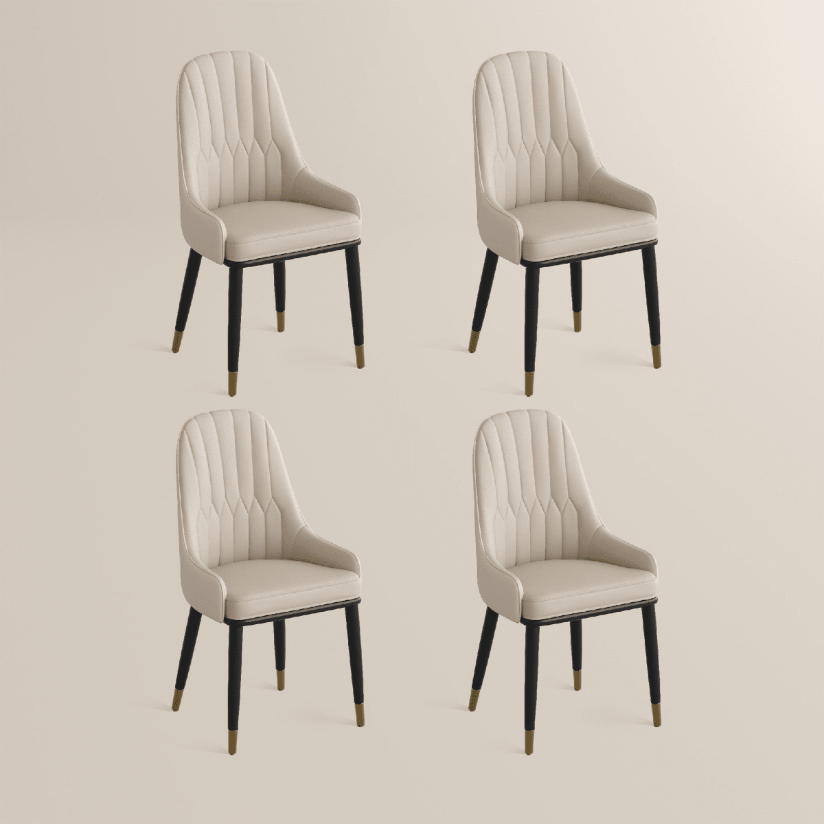 Calira Modern Upholstered Dining Chair — Set of 2 - Exclusivia
