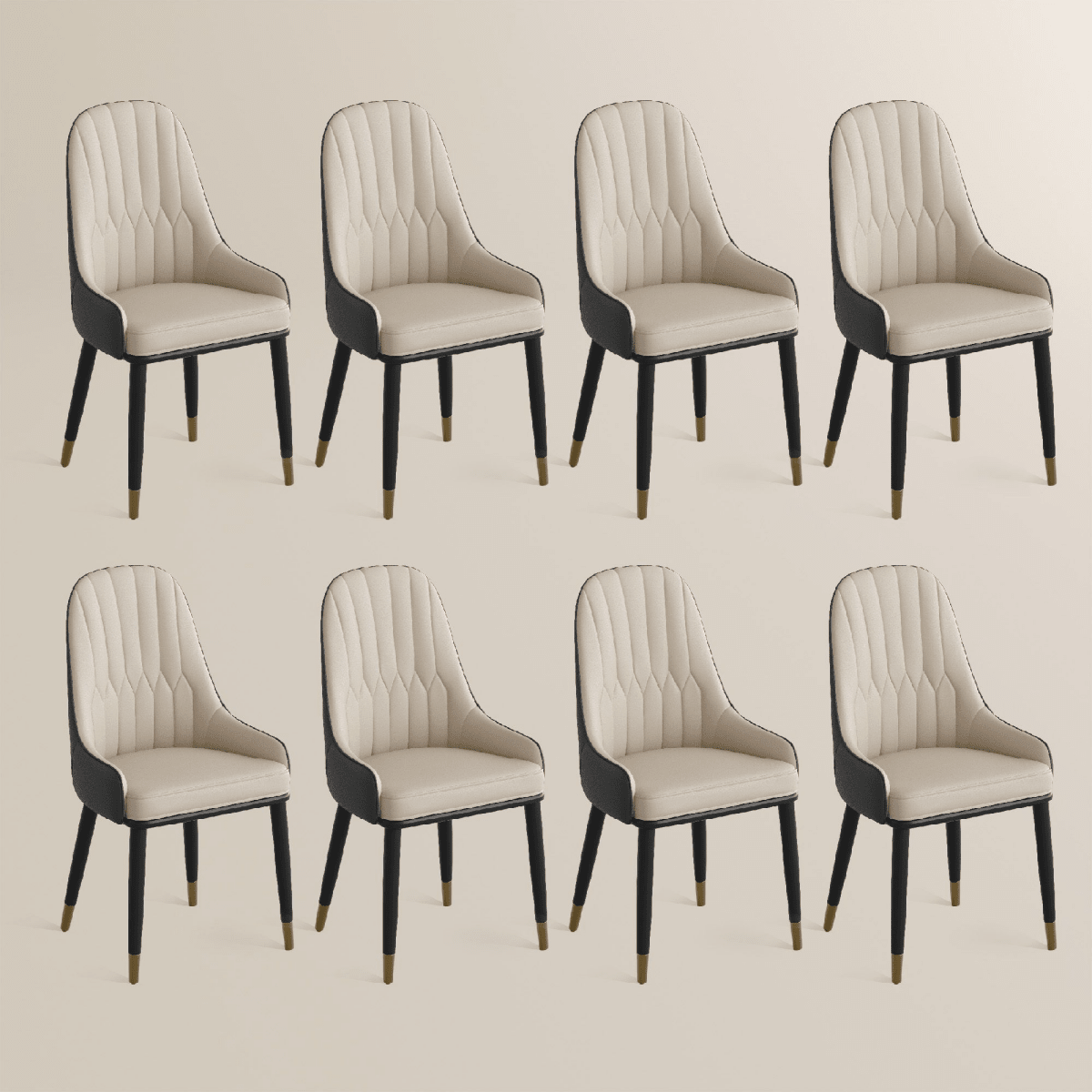 Calira Modern Upholstered Dining Chair — Set of 2 - Exclusivia